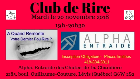 banniere Alpha entraide club de rire 20 nov 2018 (1)